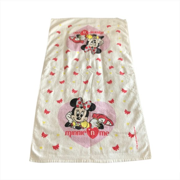 Vintage 90's Disney Mini Mouse Youth Towel - Picture 1 of 4
